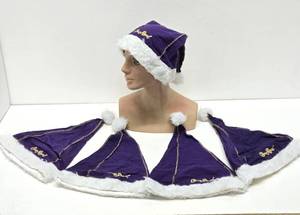 Group of CROWN ROYAL Santa Hats