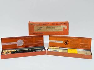 2 Older Vintage MARBLES Metal Gun cleaning Kits