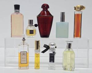 Estate Lot of Full or Partially Full Designer Perfume