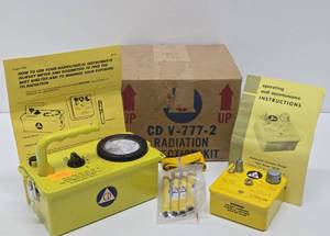 Vintage Radiological Radiation Detection Kit wOriginal Box
