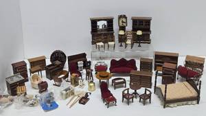 Very Nice Lot of Wooden etc Doll Furniture