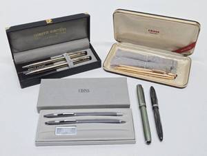 Group of Vintage etc Writing Pens &amp Sets