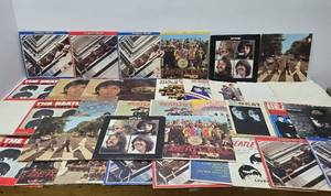 Large Estate Collection of BEATLES Vinyl Records