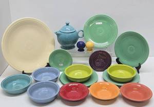 Large Estate Lot of Assorted FIESTA Dishware