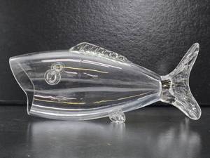 Large Vintage BLENKO Glass Fish Vase