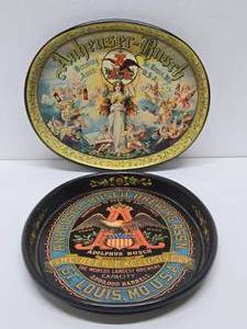 Pair of NOS Larger Vintage Metal Advertising&nbsp