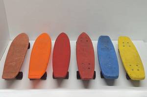 Great Lot of 6 Vintage Skateboards