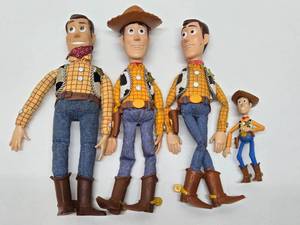 Lot of 4 WOODY DollsToys from Toy Story
