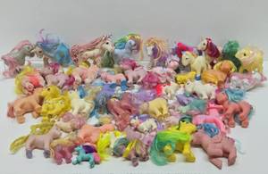 LARGE Lot of Vintage MY LITTLE PONY Toys - All Vintage 80s era Ponies