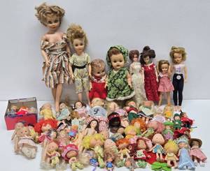 Large Collection of Assorted Vintage Dolls - Including many Strawberry Shortcake Dolls