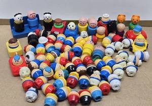 Large Lot of Fisher Price Chunky Toddle Tots &amp Little People