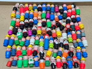HUGE Lot of Vintage Fisher Price Little People Figures