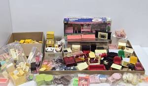 HUGE Lot of Vintage Doll Furniture