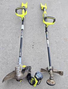 Working RYOBI Weed Whip &amp Trimmer or Edger wBattery &amp Charger