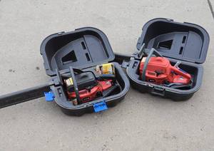2 Oregon Chainsaws wCases