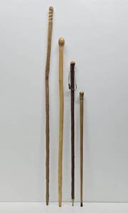 Group of 4 Good Walking Sticks