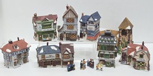 Collection of Dickens Village etc Christmas Buildings