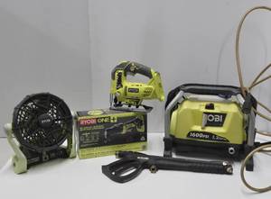 Group of Good RYOBI Power Tools Pressure Washer etc - Does NOT Include Battery