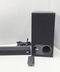 Working POLK Soundbar &amp Speaker wRemote
