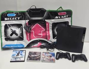 Playstation PS3 Video Game System w a Few Games &amp Dance Pad
