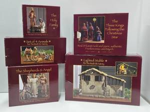 Mint in Box Real Life Nativity Series