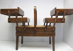 Very Nice Vintage Expandable Sewing Box wContents