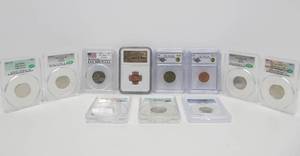 Large Lot of Graded Coins
