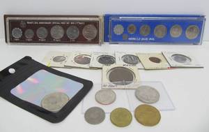 Group of Assorted Coins - Israeli Mint Sets etc