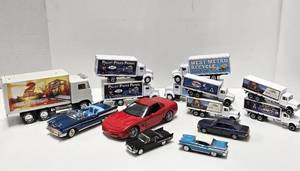 Group of Assorted Diecast Semi Trucks etc