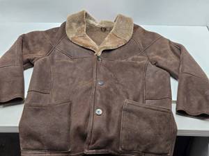 Very Nice ARDNEY Mens Lined Leather Jacket - Size Large - Made in USA