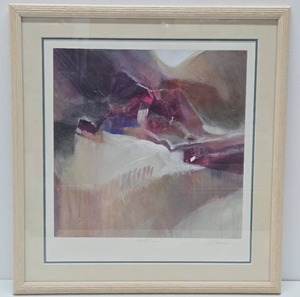 Framed Signed Vintage Abstract Arizona Landscape Artwork&nbsp - Earth Forms