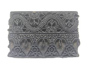 Old Hand Carved Indian Printing Block