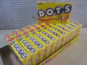 lot 23 image: (B-1) 12 Boxes of DOTS Assorted Fru...