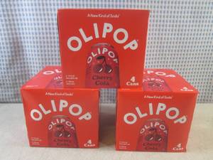 lot 244 image: (B-1) 3 - 4-Packs of Cherry Cola Ol...