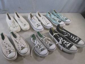 lot 91 image: (A-2) 6 Pair of Converse Sneakers...