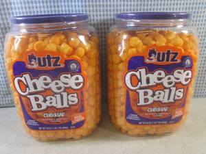 lot 268 image: (B-4) 2 Large Containers of Cheddar...