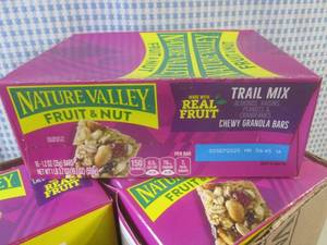 lot 272 image: (B-3) 4 Boxes of Nature Valley Frui...