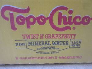 lot 275 image: (B-2) 24-Pack of Topo Chico Twist o...