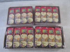 lot 279 image: (B-2) 4 - 8-Count Packs of Ritz Pea...