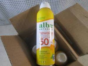 lot 113 image: (CS) 12 Spray Cans of Coconut Sunsc...