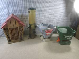 lot 126 image: (G-1) 2 Hand Seed Spreaders, Mason ...