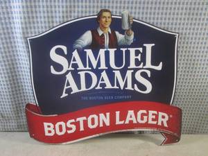 lot 138 image: (G-1) Samuel Adams Boston Lager Tin...