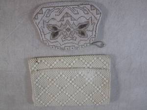 lot 150 image: (BSB) 2 Vintage Beaded Hand Bags ...