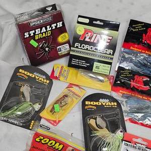 Large Lot of P-line, Stealth, Big Bait, Owner, Gulp, Zoom Booyah