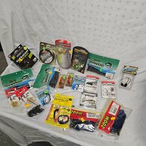 Large Lot of Yamamoto, Berkley, Spider Wire, Pumisher, Booyah, Owner