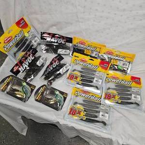 Large Lot Havoc, Powerbait, Booyah