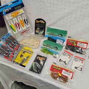 Large Lot Tackle, Apex, Zman, VMC, Booyah, Yamamoto