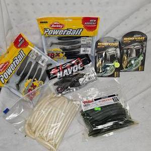 Lot of Tackle, Booyah, PowerBait, Senko, Yum