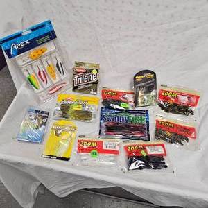 Large Lot of Tackle Berkley, Zoom, Apex, PowerBair, War Eagle