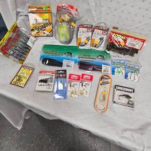 Lot of Tackle, Terminator, Zoom, StrikeKing, Sunline, VMC